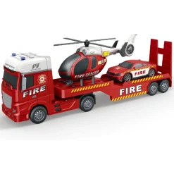 Motor & Co - Camión de rescate con helicóptero y coche (varios modelos)* Vehículos Y Circuitos