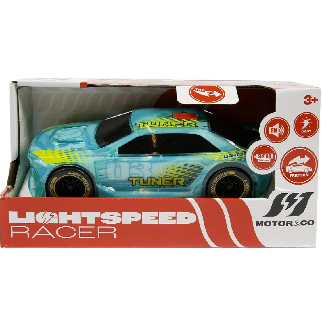 MOTOR & CO - Coche de Carreras con Luz y Sonido (Varios modelos)