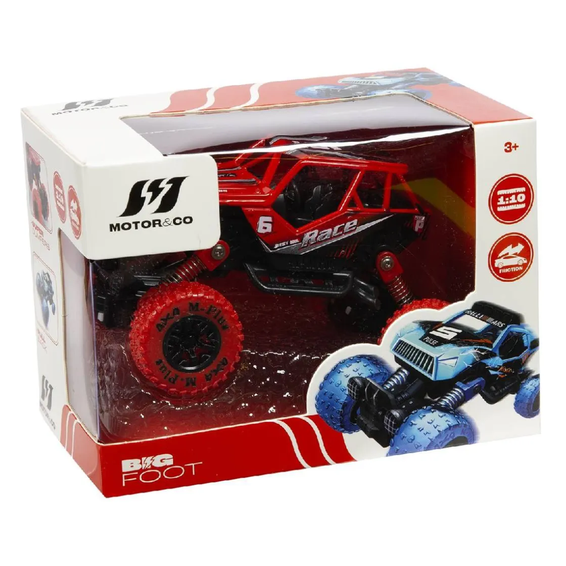 MOTORI & CO Motor & Co - Coche todoterreno Big Foot (varios colores)* Vehículos Y Circuitos