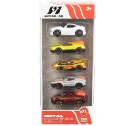 MOTORI & CO Motor & Co - Conjunto de 5 coches de metal (Varios modelos)