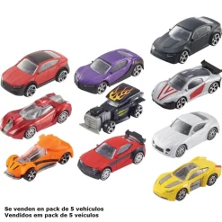 MOTORI & CO Motor & Co - Conjunto de 5 coches de metal (Varios modelos)