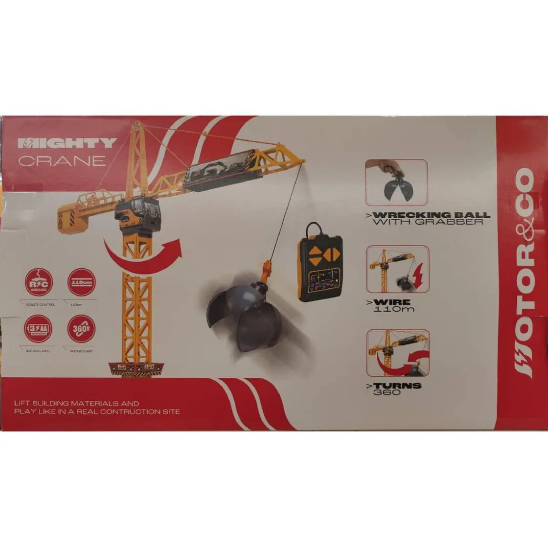 MOTORI & CO Motor & Co - Grúa 110 cm* Vehículos Y Circuitos