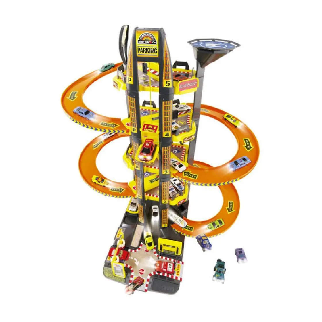 MOTORI & CO Motor & Co - Parking infantil de 5 plantas* Vehículos Y Circuitos