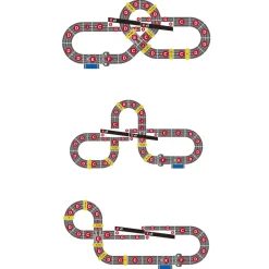 MOTOR & CO R/C Motor & Co - Pista de Carreras Adrenaline Flash 7,4 m con dos Coches