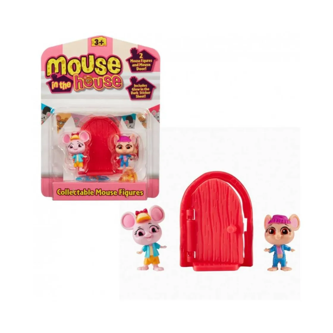 BANDAI Mouse in the House - Pack de 2 figuras (varios modelos)* Coleccionables Y Mini Mundos