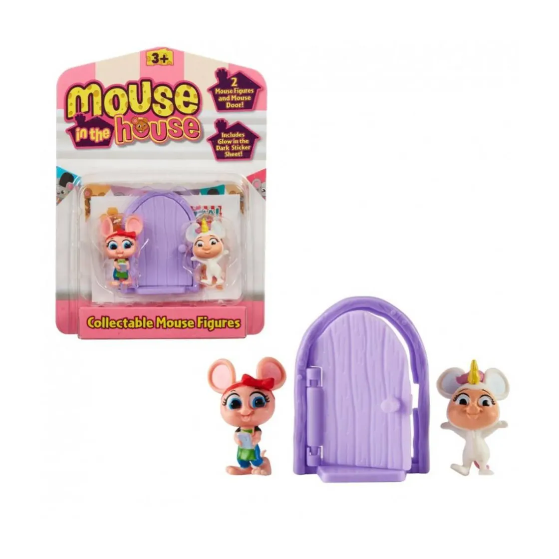 BANDAI Mouse in the House - Pack de 2 figuras (varios modelos)* Coleccionables Y Mini Mundos