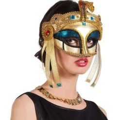 TOYS "R" US Máscara Veneciana Cleopatra Dorada ㅤ* Disfraces|Halloween