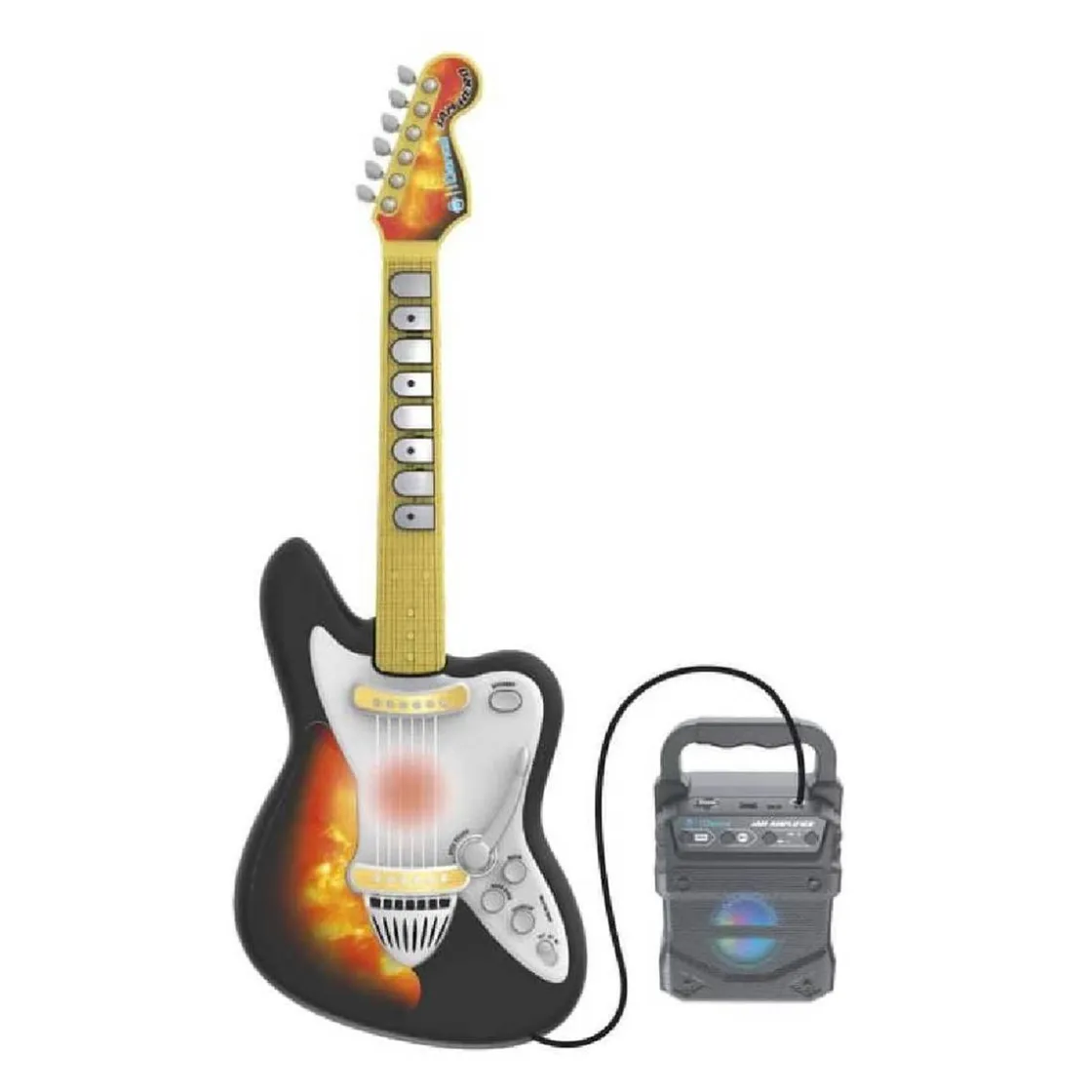 SUPERSTAR Music Star - Guitarra eléctrica con amplificador