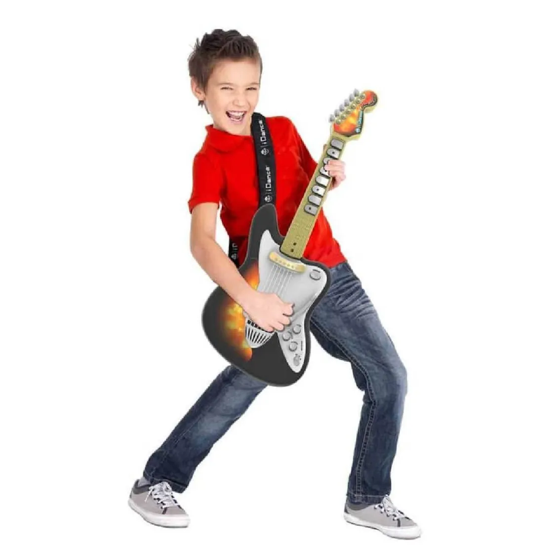 SUPERSTAR Music Star - Guitarra eléctrica con amplificador