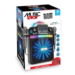 MUSICSTAR Music Star - Karaoke con dos micrófonos* Música|Electrónicos