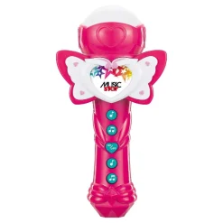 MUSICSTAR Music Star - Teclado con micrófono mariposa