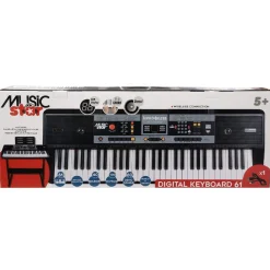 MUSICSTAR Music Star - Teclado digital 61 teclas