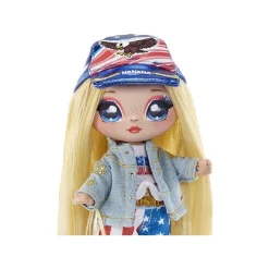 NA NA NA Na! Na! Na! Surprise - Erika Featherton - Muñeca Glam Serie 2* Coleccionables Y Mini Mundos