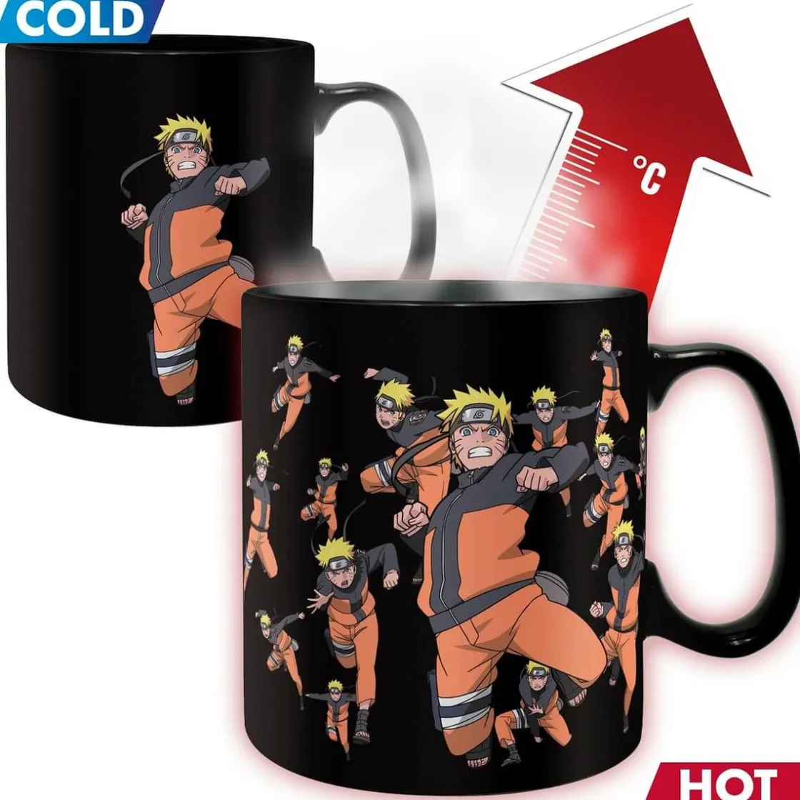 ABYSSE CORP Naruto - Multiclones - Taza térmica 460 ml* Friki Zone|Merchandising