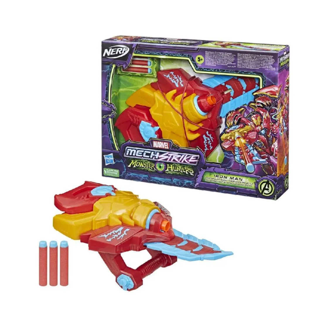 HASBRO EUROPEAN Nerf - Los Vengadores - Lanzador espada Iron Man* Figuras De Acción
