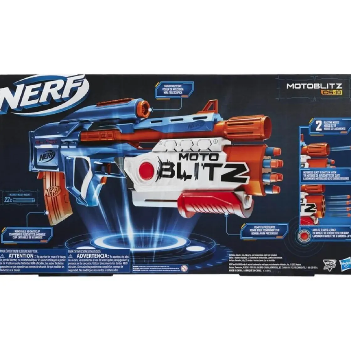 NERF Elite 2.0 - Motoblitz* Nerf Y Blasters