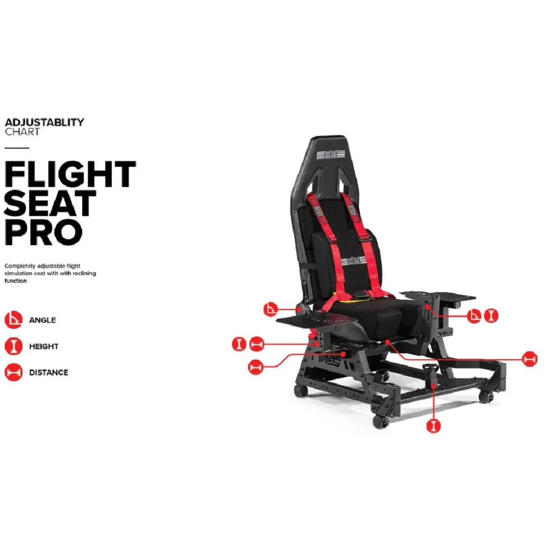 NEXT LEVEL RACING - Asiento de vuelo Pro* Videojuegos