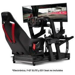 NEXT LEVEL RACING - F-GT Elite Soporte Montaje Monitor Carbon Grey* Videojuegos