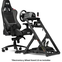 NEXT LEVEL RACING - ProGaming Chair Black Leather Edition* Videojuegos