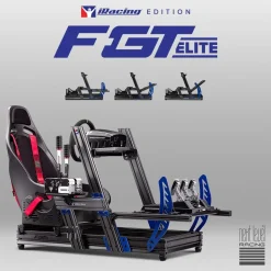 NEXT LEVEL RACING Cockpit Aluminium Simulator para sillón Gaming iRacing Edition* Videojuegos