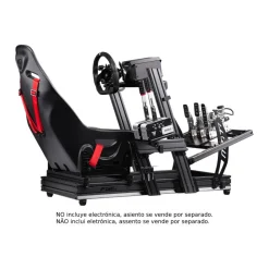 NEXT LEVEL RACING Cockpit Aluminium Simulator para sillón Gaming Wheel Plate Edition* Videojuegos