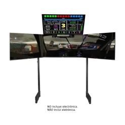 NEXT LEVEL RACING Elite Soporte independiente para 4 monitores* Videojuegos