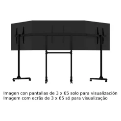 NEXT LEVEL RACING Soporte independiente para tres monitores* Videojuegos