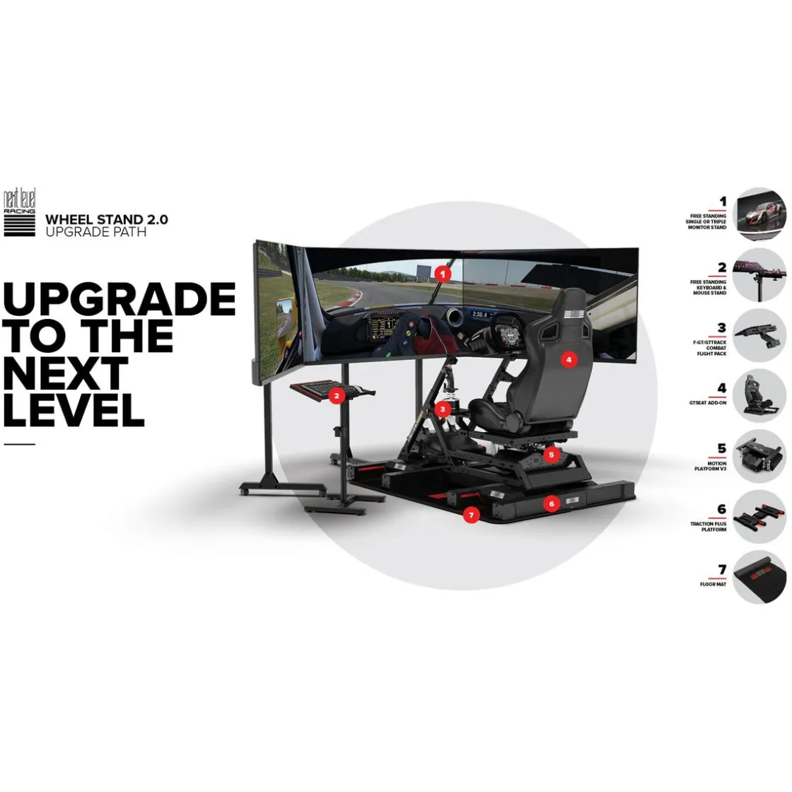 NEXT LEVEL RACING Soporte para volante 2.0* Videojuegos