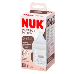 NUK - Biberón Perfect Match 150 ml Arcoíris* Biberones Y Chupetes·Biberones