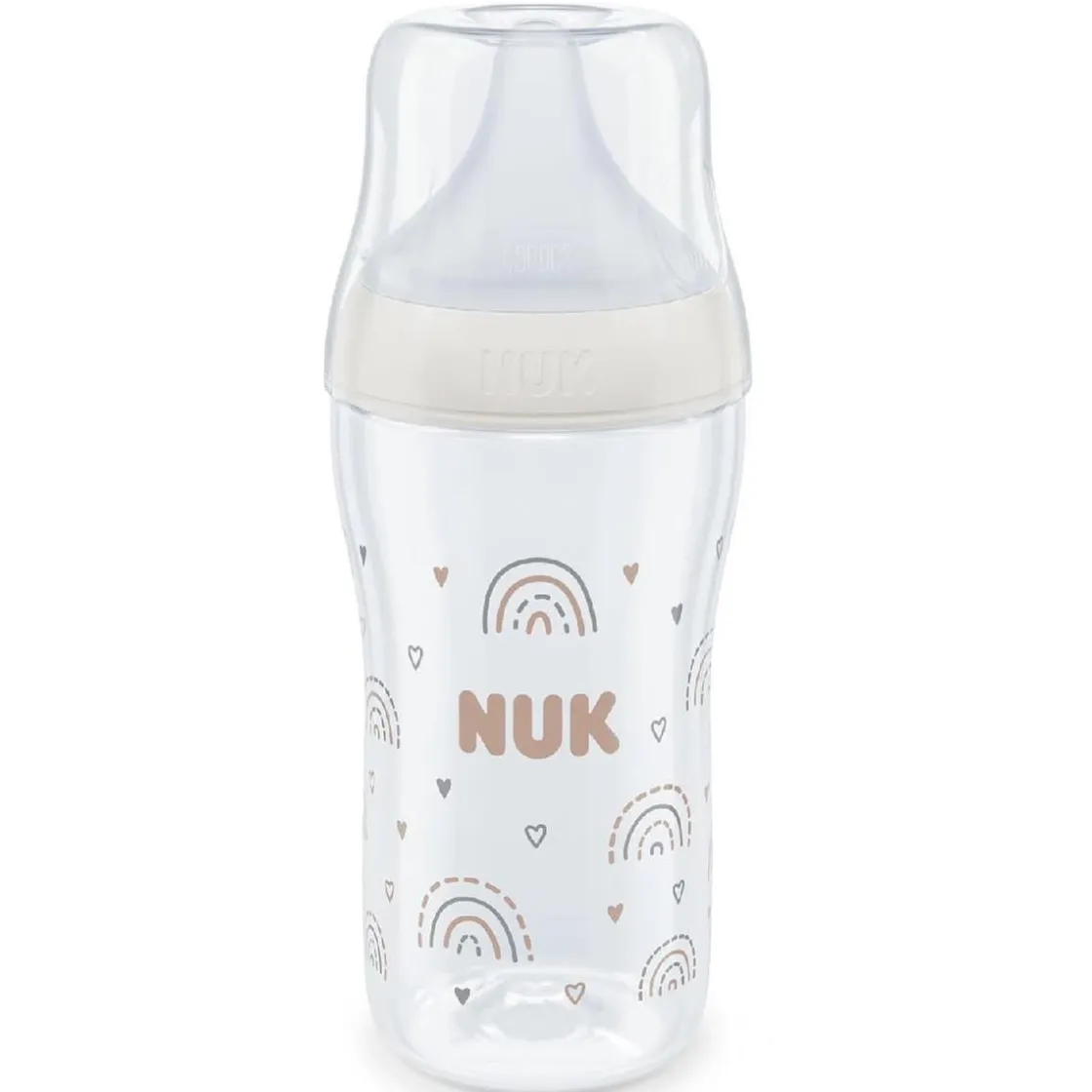 NUK - Biberón Perfect Match 260 ml Arcoíris* Biberones Y Chupetes·Biberones