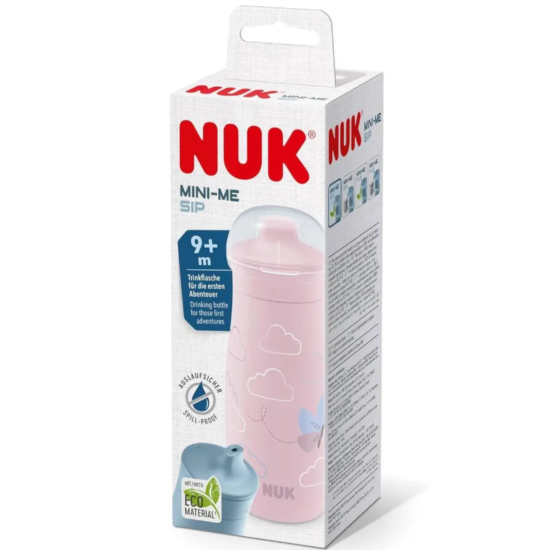 NUK - Botella Mini-Me Sip 300 ml +9 meses Mariposa