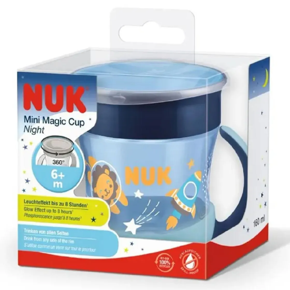 NUK - Mini Taza Mágica Noche Azul