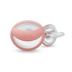 NUK - Pack 2 chupetes Mommy Feel Silicona 0-9 meses Rosa/Beige