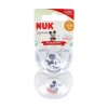 NUK - Pack 2 chupetes Space silicona Mickey 0-6 meses* Biberones Y Chupetes·Chupetes