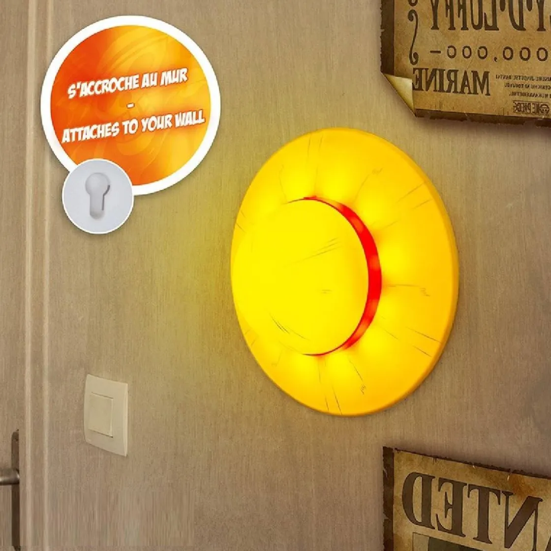 ABYSSE CORP One Piece - Lámpara sombrero de paja