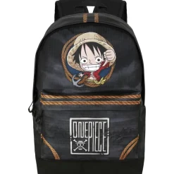 KARACTER MANIA One Piece - Mochila HS Fan Capacidad 24L Negra ㅤ* Material Escolar