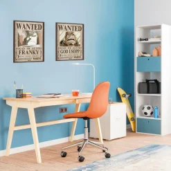 ABYSSE CORP One Piece - Set 2 Pósters Wanted Usopp & Franky 52 x 38 cm