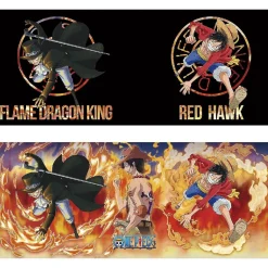 ABYSSE CORP One Piece - Taza Térmica Mágica Luffy y Sabo 460 ml* Merchandising