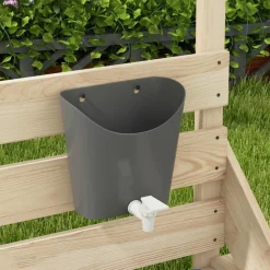 Homcom Outsunny - Arenero de madera Barco pirata