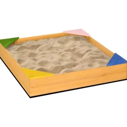 Outsunny - Arenero infantil de madera