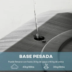 SPORTNOW Outsunny - Canasta baloncesta regulable con base