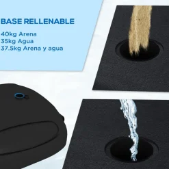 SPORTNOW Outsunny - Canasta baloncesto regulable con base rellenable* Deportes