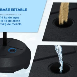 SPORTNOW Outsunny - Canasta baloncesto con diana