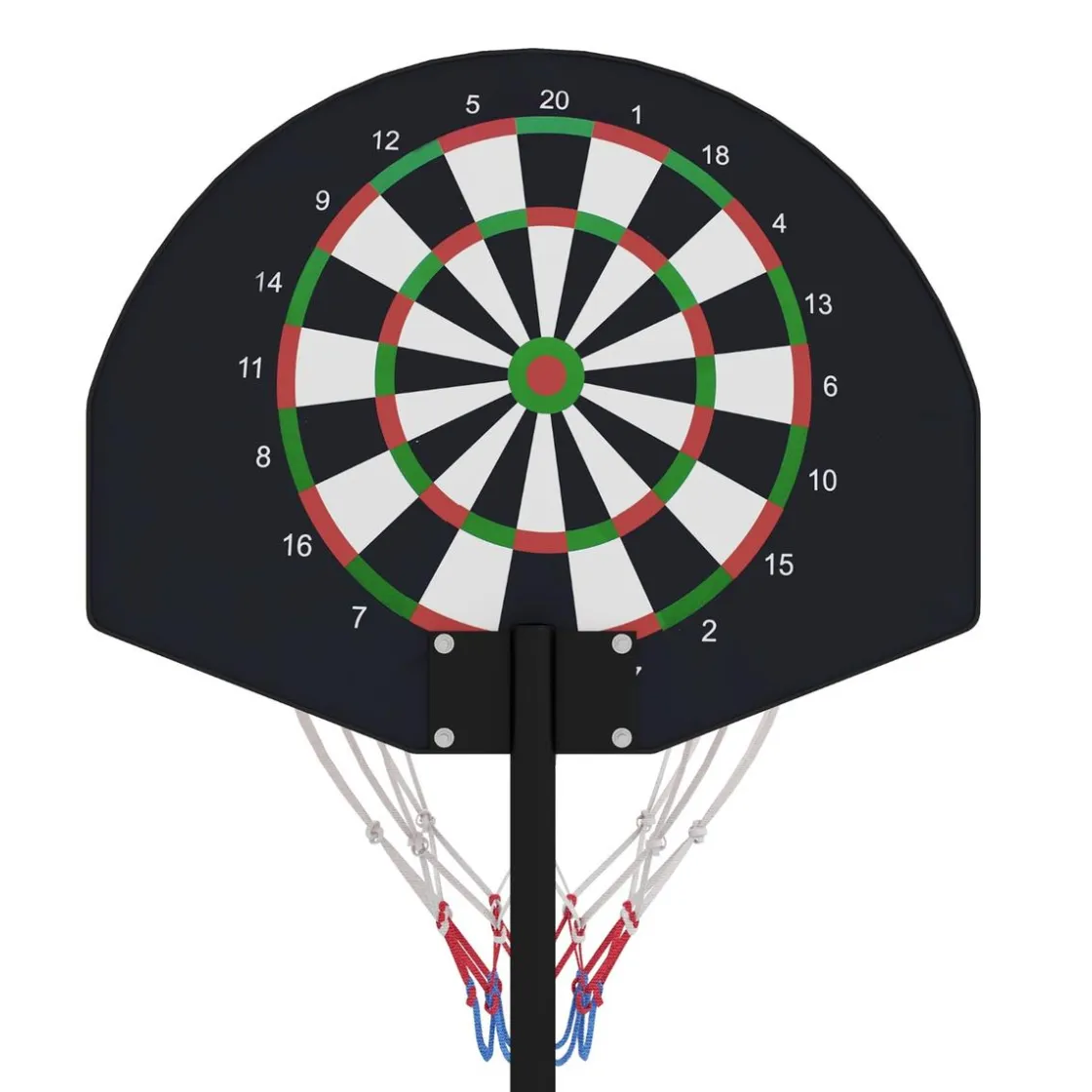 SPORTNOW Outsunny - Canasta baloncesto con diana