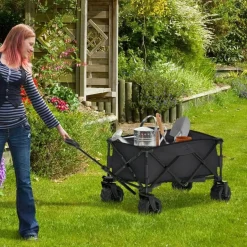 Outsunny - Carro de playa plegable* Juguetes De Verano