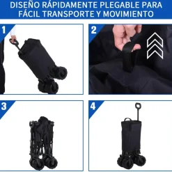 Outsunny - Carro de playa plegable* Juguetes De Verano