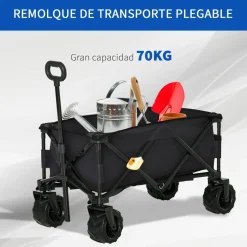 Outsunny - Carro de playa plegable* Juguetes De Verano