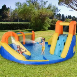 Outsunny - Castillo hinchable 6 en 1 grande* Castillos Hinchables