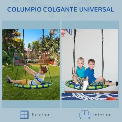 Outsunny - Columpio infantil nido