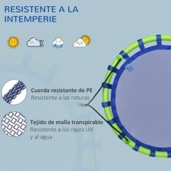 Outsunny - Columpio infantil nido